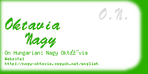 oktavia nagy business card